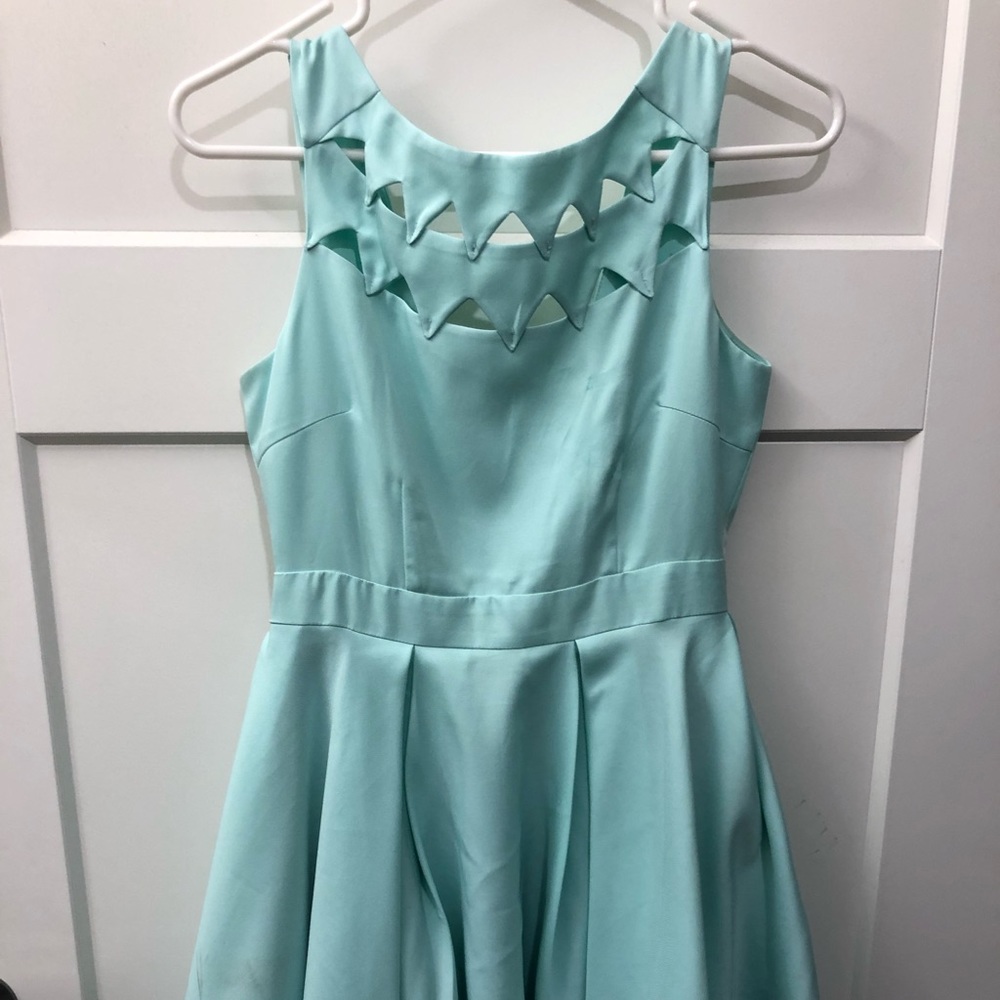 Blue dress